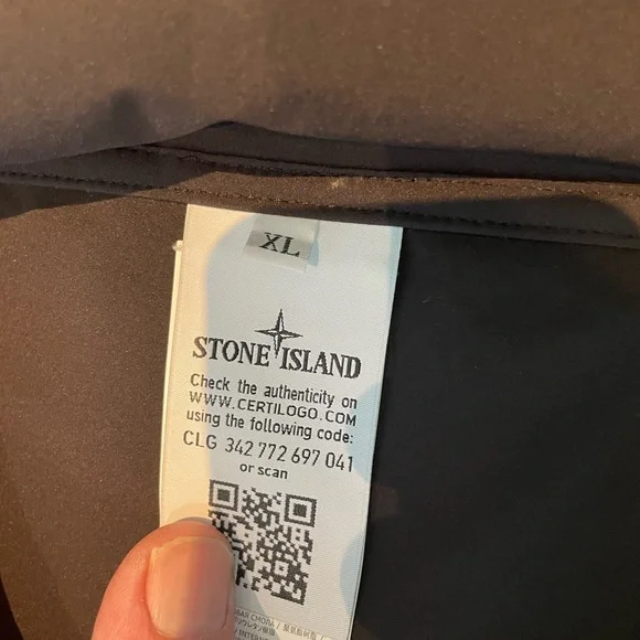 Stone Island Dark Brown Trench Coat